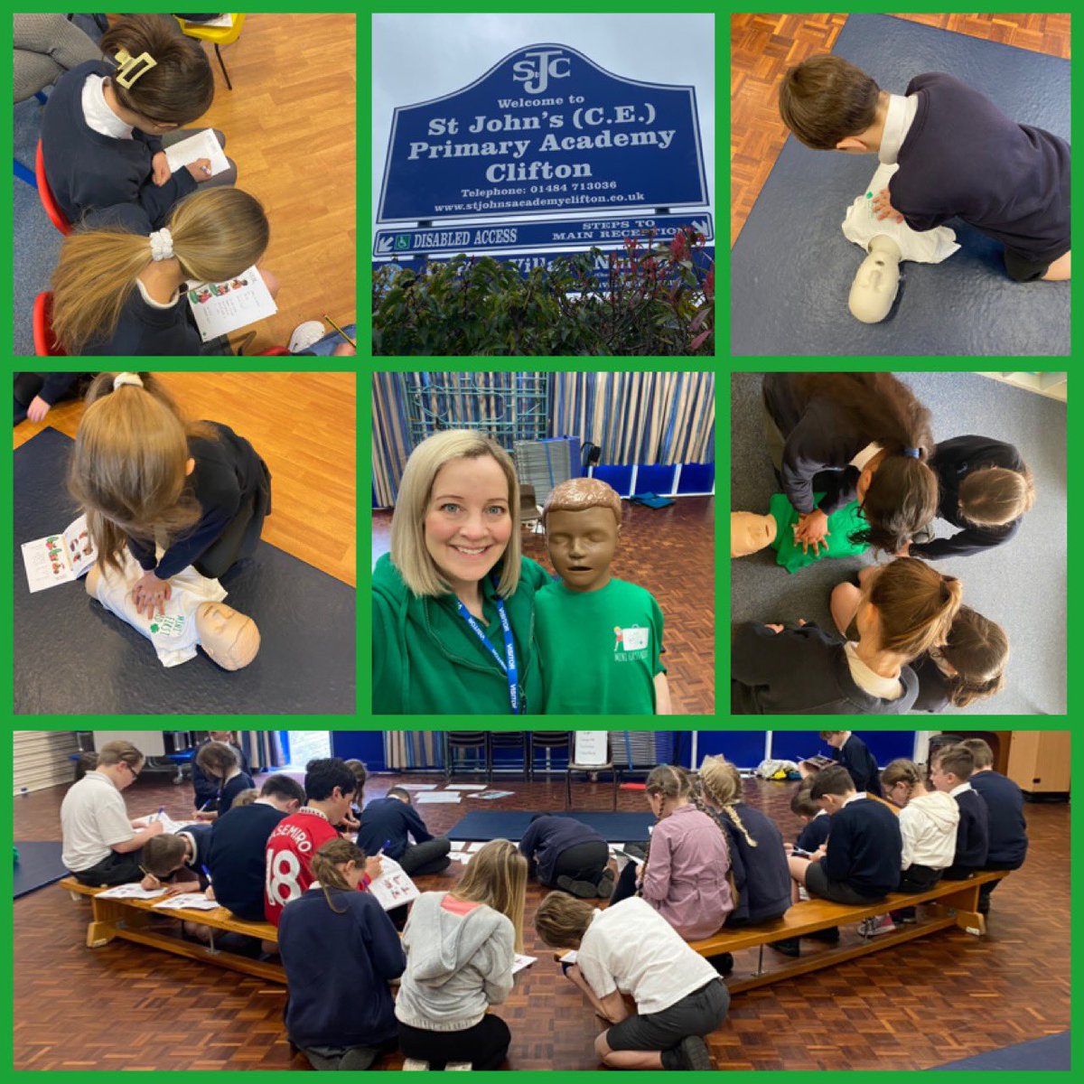 An amazing morning at St John’s Primary School teaching Year 5 and 6 life-saving skills!🌟
