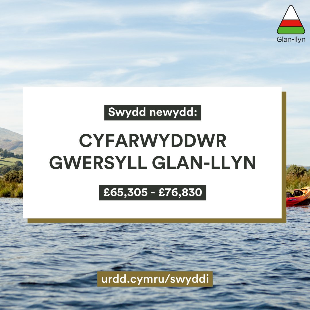 SWYDD NEWYDD: Cyfarwyddwr Gwersyll yr Urdd Glan-llyn 

💡 £65,305 - £76,830
📍 Llanuwchllyn
🗓 Cau 17 Ebrill

Awydd gwybod mwy, neu'n nabod y person perffaith ar gyfer y rôl? Ewch draw i'n gwefan: urdd.cymru/cy/swyddi/gwer…

Neu cysylltwch â <a href="/swyddiurdd/">Swyddi'r Urdd</a>: swyddi@urdd.org ✅