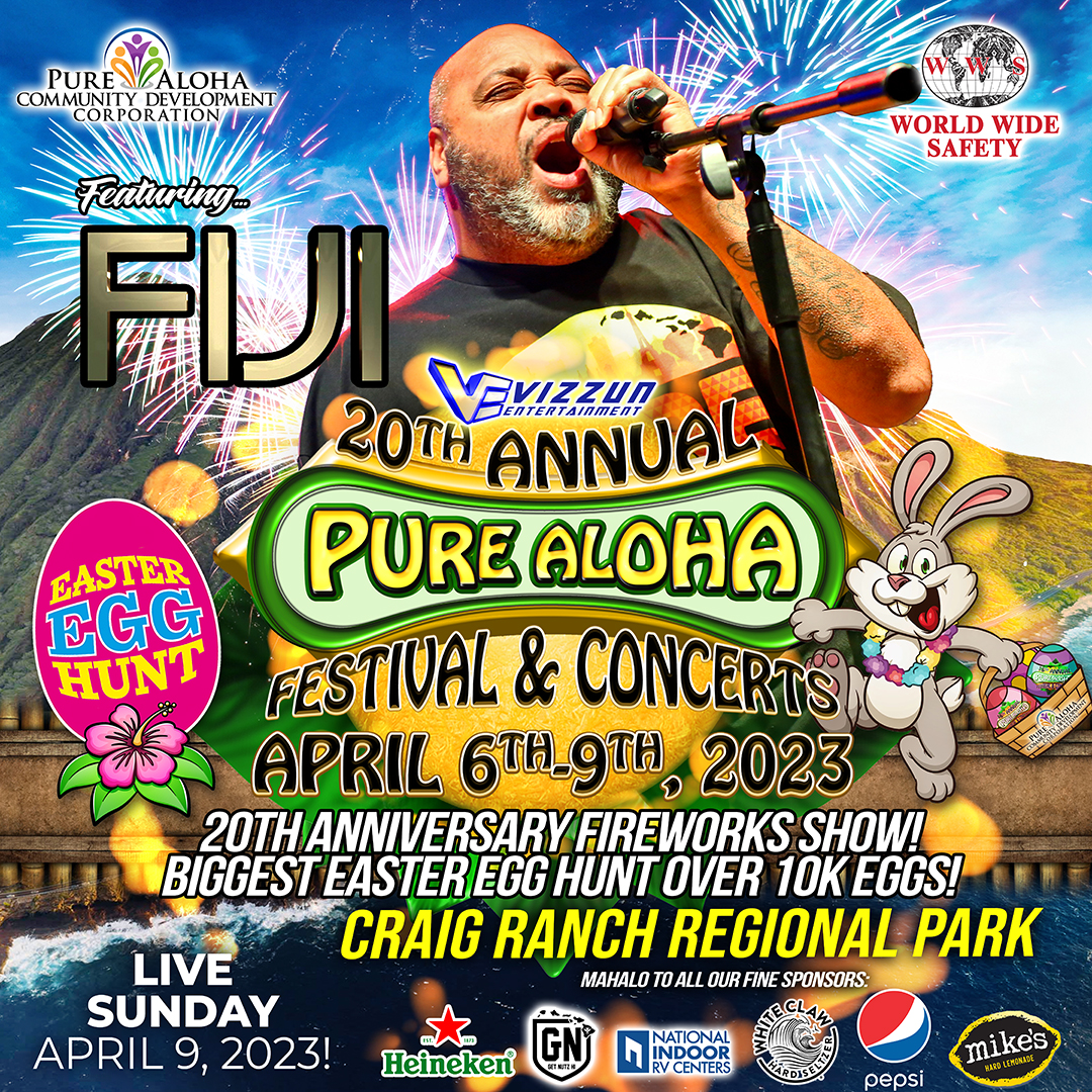 VizzunEnt's tweet photo. Sunday, April 9th is going to be BUSY
Sunday Service - Easter Egg Hunt for the keiki - Spawn Breezie - Fiji - Food - Carnival

Get your tickets 🎟️ https://t.co/offRuO0BnO

👉 Bring da OHANA! 🌺 

#purealoha #9thIsland #LasVegas #VegasFestival #hawaii  #mahalo #livealoha #Aloha https://t.co/R1YuDpkE4c