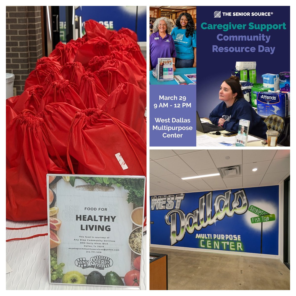 AnyStepCommunit's tweet photo. Absolutely love our partnership with @TheSeniorSource. Distributed 750 lbs of nonperishable food high in protein at Caregiver Support Community Resource Day. #anystepisprogress
#steppingupforseniors https://t.co/MW0X3uFvNa