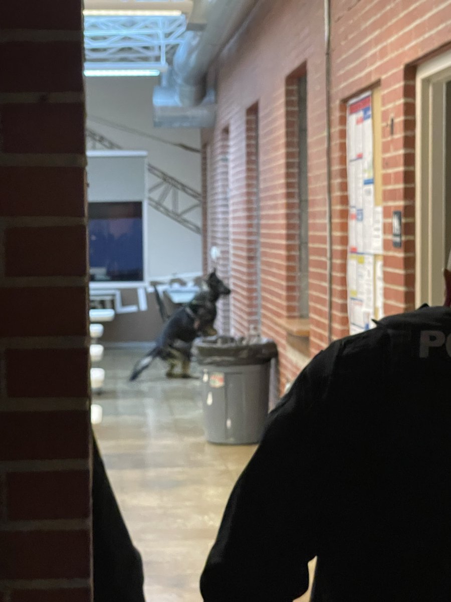 Last night our office had the exciting opportunity to host several <a href="/ColumbusPolice/">Columbus Division of Police</a> K-9 units. Dogs were brought in to search for an "intruder" and all of them succeeded. We're happy to help provide a real world location for our officers to practice and hone their skills!