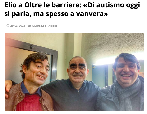 barriereradioX's tweet photo. Ecco il podcast dell'intervista a #Elio realizzata da Andrea Ferrero Sette e Andrea Mameli per #RadioX Oltre le barriere
https://t.co/iOIALe8LXF
Elio era a #Cagliari per la rassegna Pezzi Unici, ospite del #CeDAC Circuito Multidisciplinare dello Spettacolo dal Vivo in #Sardegna https://t.co/VJOXKSrRhC