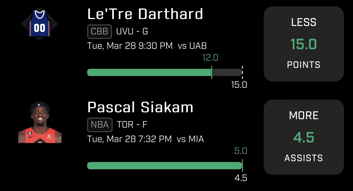 UnderReviewBets's tweet photo. Felt like it may be time to come back #PrizePicks #nba #CBB #tennis #sportsbet https://t.co/lfs3IyJSEp