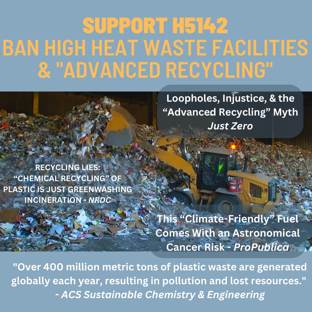 We have another House Environment Committee hearing this coming Thursday (3/30) at 4:00pm (in the House Lounge). The committee will be hearing H5142, the high-heat waste facility act. 

Please attend in support of this bill! 

More information: webserver.rilegislature.gov/BillText/BillT…