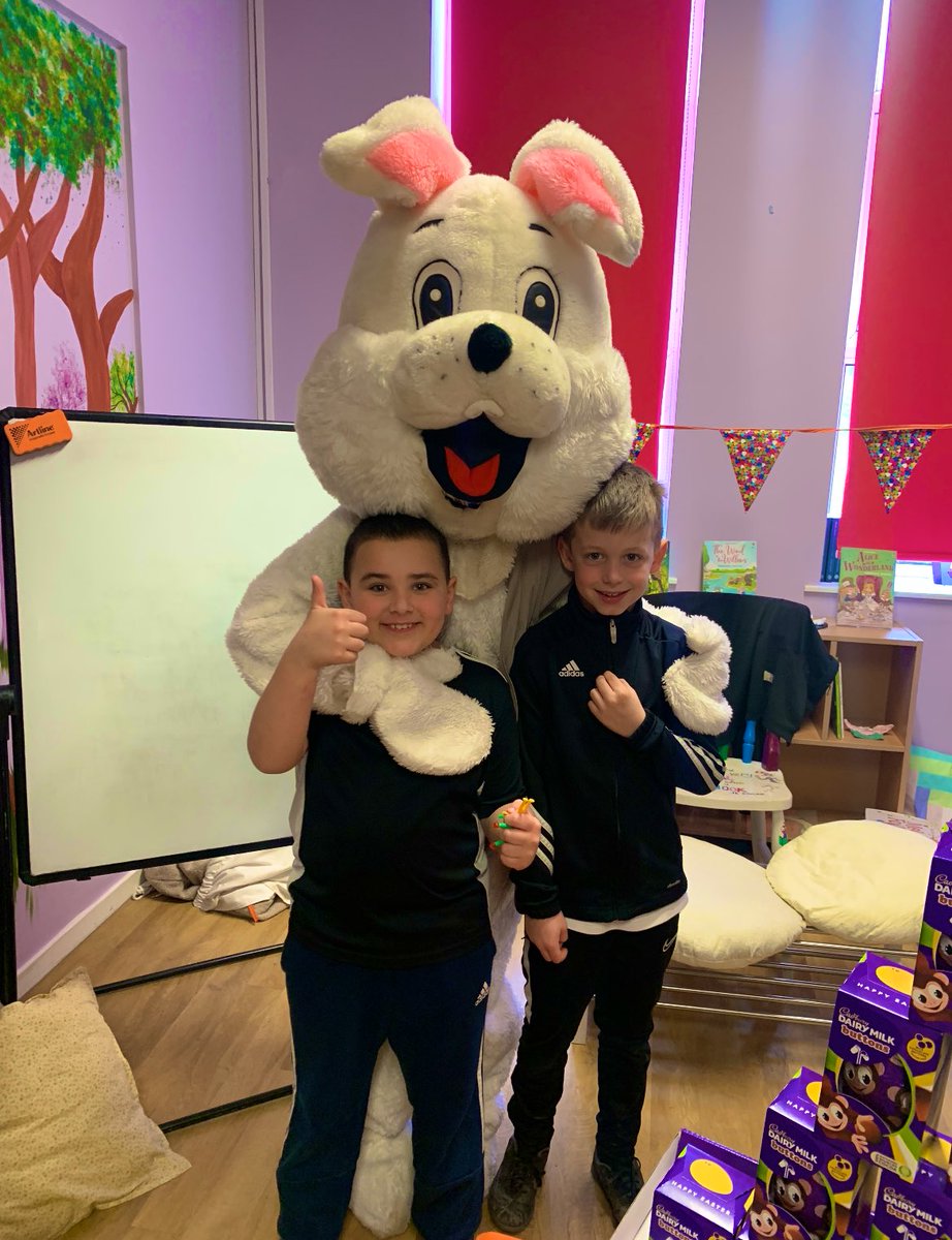 Meeting the Easter bunny 🐰 <a href="/BramleyJunior/">Bramley Sunnyside Junior School</a>