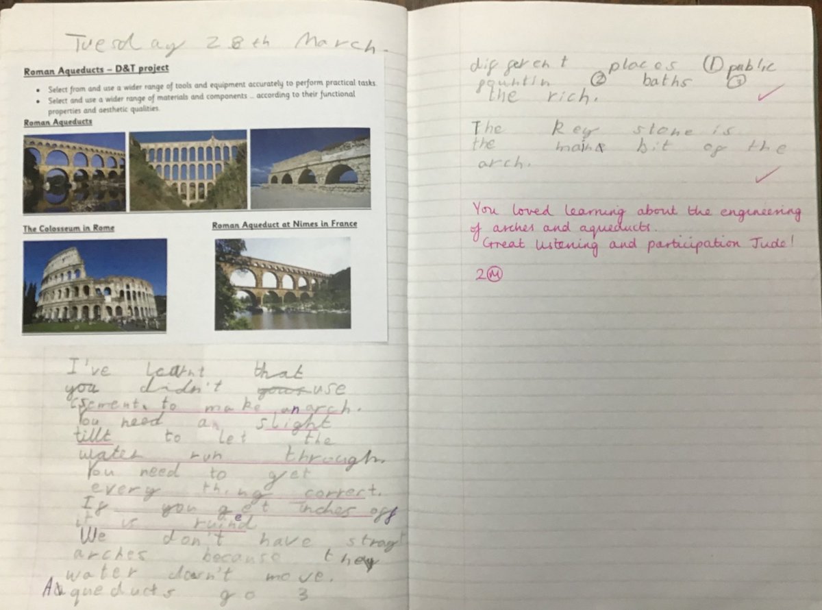 LindenRDCedar's tweet photo. We researched arches and aqueducts made by the Romans. 🏛@Linden_DT #engineering #bridges #aqueducts #arches #Romans https://t.co/teQVNJ0nGE