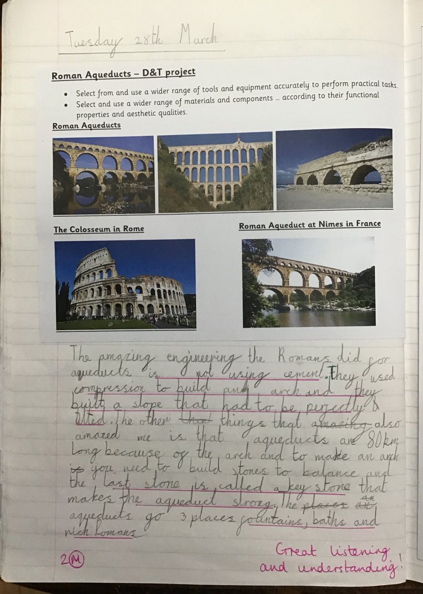 LindenRDCedar's tweet photo. We researched arches and aqueducts made by the Romans. 🏛@Linden_DT #engineering #bridges #aqueducts #arches #Romans https://t.co/teQVNJ0nGE