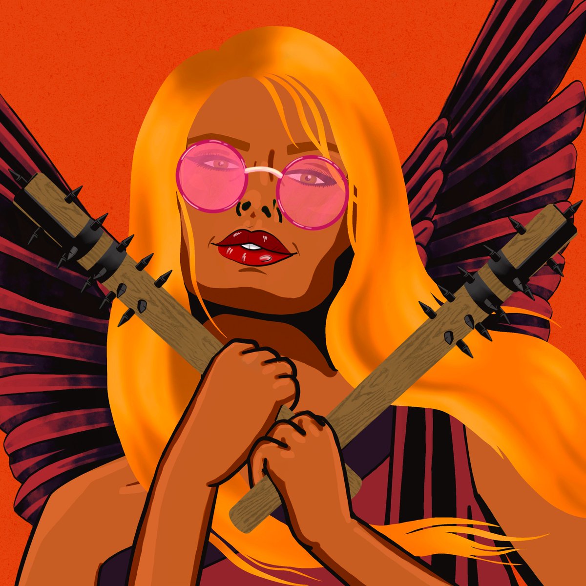 I waited for a special one (and that she is indeed) in acquiring my 50th <a href="/WomenandWeapons/">WAW</a> 🤩⚔

To our frens at; 💙💛🧡
#worldofwomen #bossbeauties 🔗👇🏽
opensea.io/collection/wom…
From: #womenandweapons #WaW