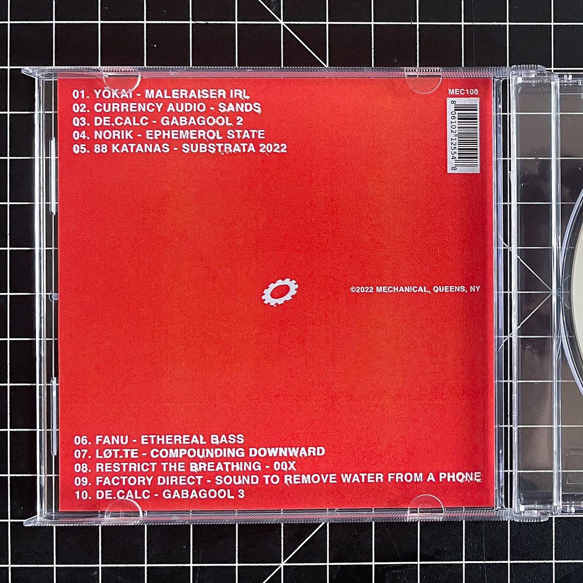 thenorik's tweet photo. Artwork and packaging designed for MEC100. A low-end sound system demo produced by @mechanicaltapes dnb and techno artists. https://t.co/p1iQxZhFfj https://t.co/aF88EsSb8j