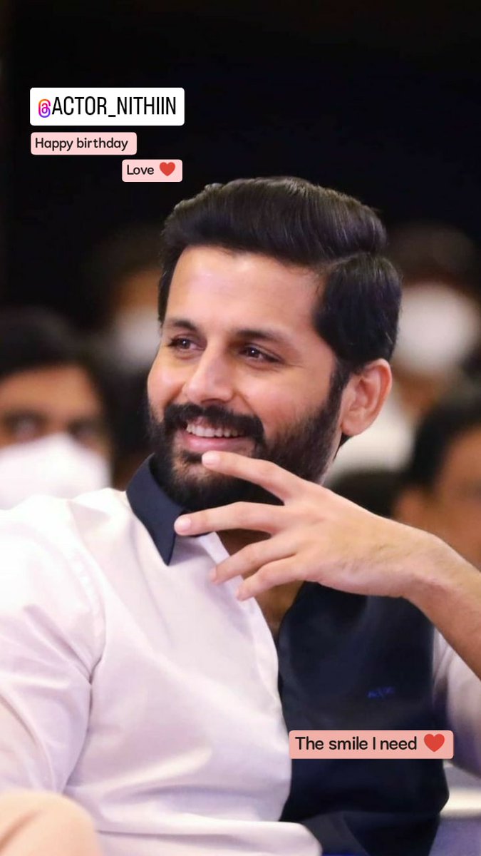 swetha12832's tweet photo. Happy birthday @actor_nithiin 
#love ♥ https://t.co/Ki7SP8Dx8U
