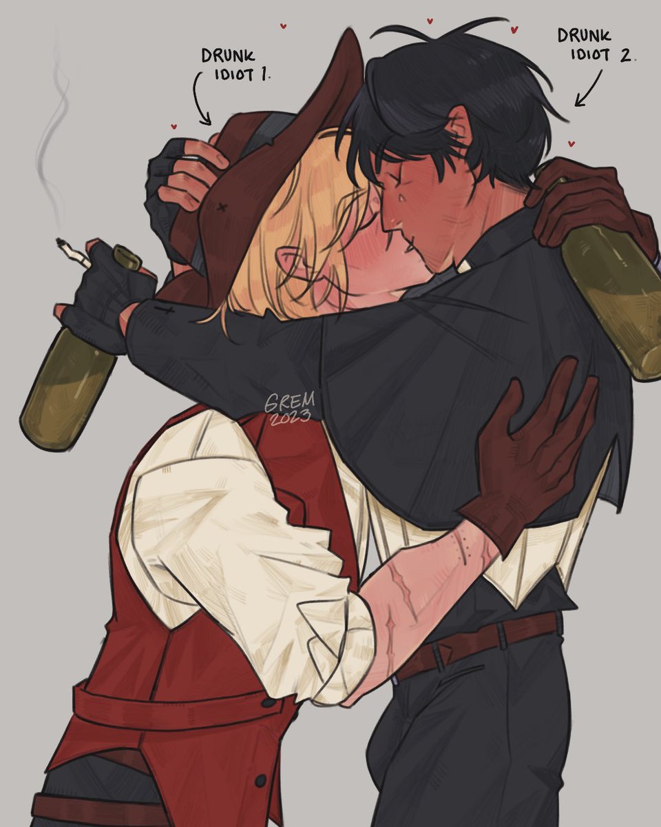 gremklin's tweet photo. Sequence of events 

#vashwood #TRIGUN https://t.co/DzC6QOsONj