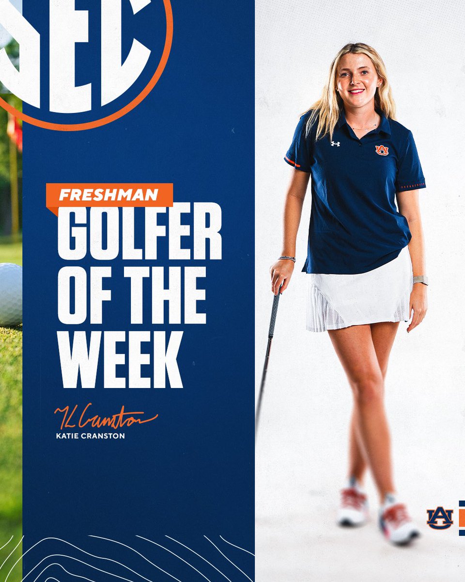 Tigers rack up ✌️honors from the <a href="/SEC/">Southeastern Conference</a> ❗️

<a href="/elinasinz/">Elina Sinz</a> and Katie Cranston pick up honors after Auburn’s victory at the Liz Murphey 🏅🏅

📰: auburntige.rs/3lOxTYF

#WarEagle