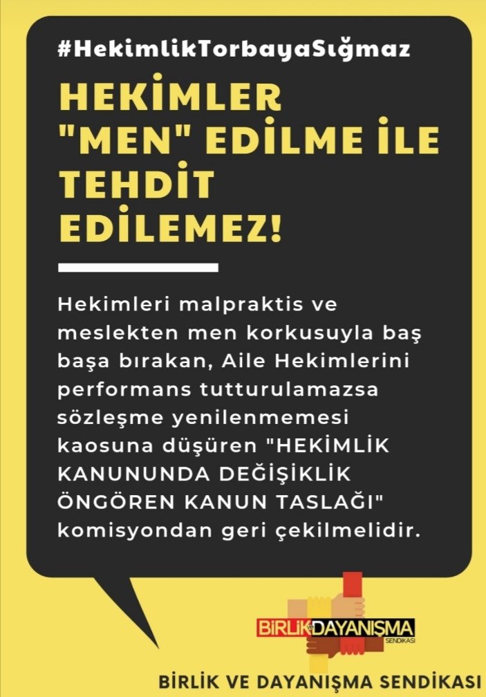 Her zamanki gibi,
Bakanlık; kaşıkla verip kepçeyle geri almaya devam ediyor.
Bırakın artık bu hekimlerin yakasını.
#HekimlikTorbayaSığmaz