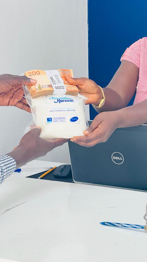 nafagambia's tweet photo. Ramadan is the month of giving and at Nafa Financial Services, we're spreading the joy with our exclusive Ramadan sugar-package giveaway! Send and receive money through Nafa during this auspicious month, and get a free sugar pack!
#MyNafa #Nafa #Wallet #Financial #ramadan https://t.co/LOAaPaUxtd