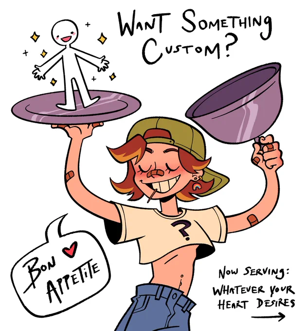 COMMISSIONS ARE OPEN!! Let me draw for you! Link here: https://t.co/gXV45fAfZX for estimates! 