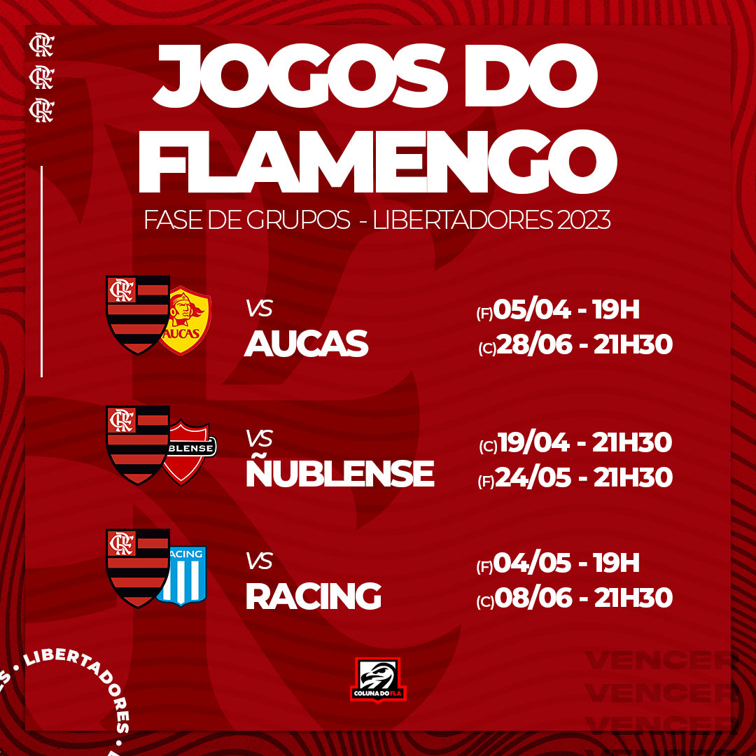 Quando é o próximo jogo do Flamengo?