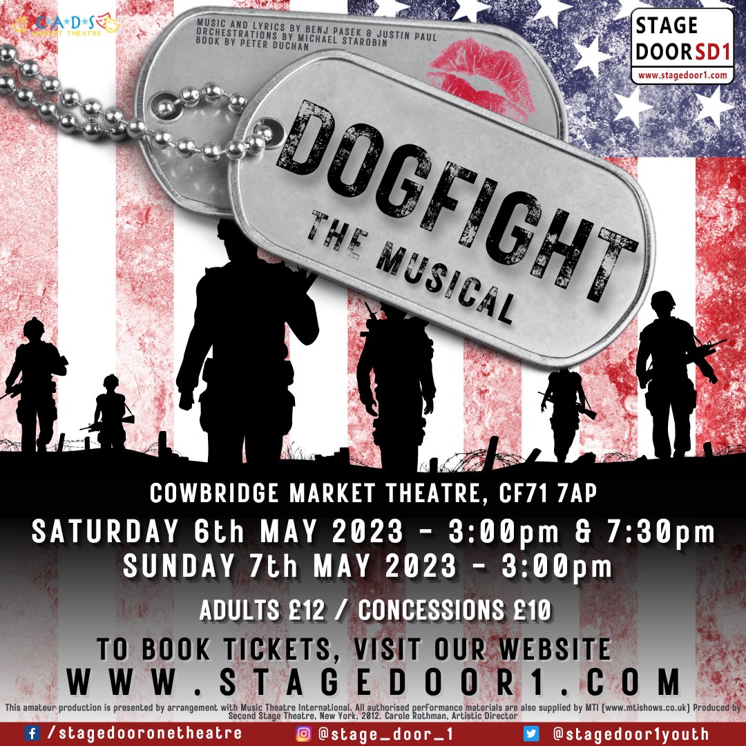 We’ve just completed a full weekend of Dogfight rehearsals! The show is really coming together, and we are so proud of all the incredible work our students are putting in. They’re smashing it! 🤩🎶

5 weeks til showtime! Get your tickets NOW by clicking the link in our bio! 🎟️