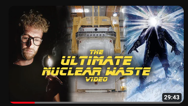 Dr_Keefer's tweet photo. THE ULTIMATE NUCLEAR WASTE VIDEO

@jessefreeston  of @DecoupleMedia is back... This time with a masterclass on Nuclear Waste. 

A communications master class from a master story teller and film maker. 

https://t.co/m29V4jRxrL https://t.co/DZVcyMaoSq