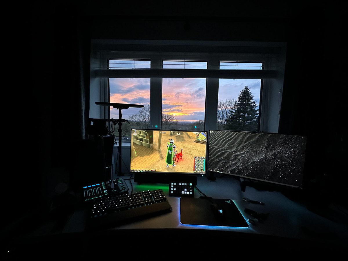 Syndicate's tweet photo. That view right there is why I moved my entire set up around in my latest vlog 😍 https://t.co/QHXAo3SOdy