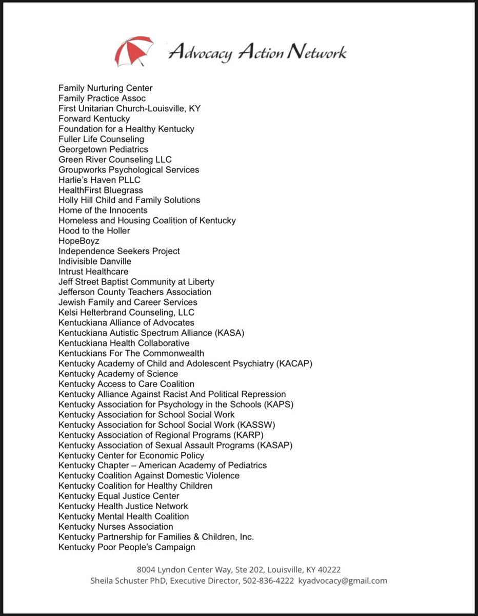 kyvoices4health's tweet photo. The final version of the SB150 sign-on letter was shared with the entire #kyga23 again this morning, encouraging legislators to sustain the Governor’s veto. 1/ https://t.co/zFX6tlnEEC