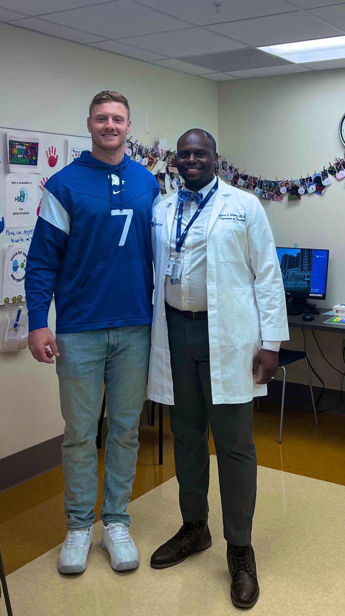 Joining forces with our favorite quarterback @WillLevisQb1 to give a shoutout to all the amazing doctors out there who are the real MVPs! Thank you for your unwavering commitment to keeping us healthy and strong.Happy National Doctor Week! 🩺🏈 #NationalDoctorWeek#ThankYouDoctors