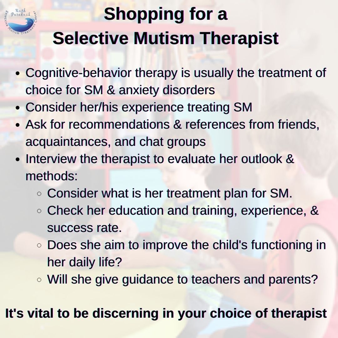 Selective Mutism Treatment Center tweet media