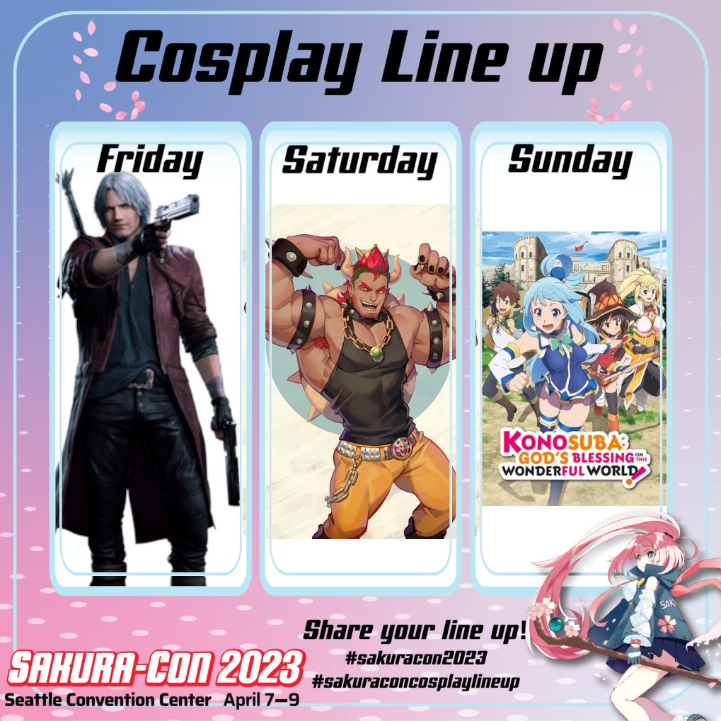 SpaceshipofLove's tweet photo. Sure, let's do one of these.
#sakuracon2023 #sakuraconcosplaylineup https://t.co/nMH9aSsapg