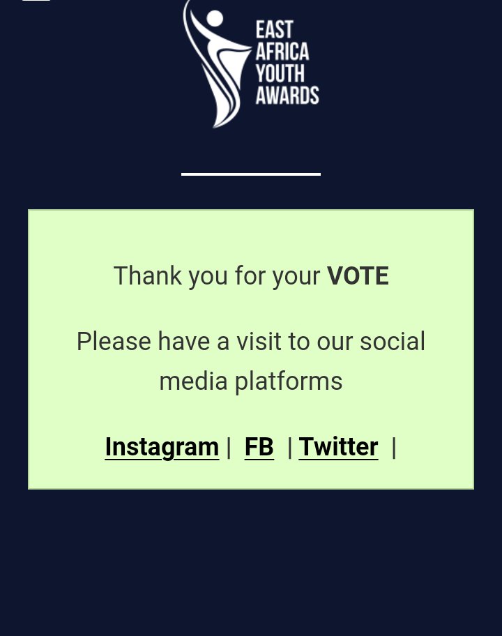 Jeremy Godsann (@jgodsann) on Twitter photo Selector Pull up, wait, don't you pull up.
Vote for <a href="/ivlynmutua/">πππππ πππππ π°πͺ</a> as the 'Outstanding Youth Female Musician'
eaya.africa/?fbclid=PAAaYiβ¦
#EastAfricanYouthAwards
#YouthFemaleMusician Selector Pull up, wait, don't you pull up.
Vote for <a href="/ivlynmutua/">πππππ πππππ π°πͺ</a> as the 'Outstanding Youth Female Musician'
eaya.africa/?fbclid=PAAaYiβ¦
#EastAfricanYouthAwards
#YouthFemaleMusician