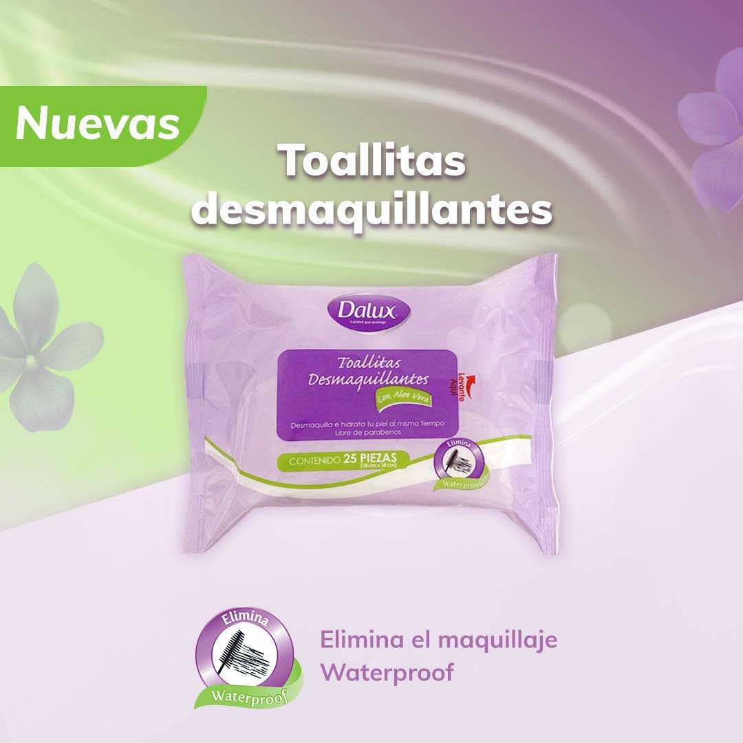ZuumMx's tweet photo. ¡Adiós a dormir maquillada después de una fiesta y hola a las NUEVAS toallitas desmaquillantes Dalux!
#Dalux #Desmaquillate #ToallitasDesmaquillantes #Libredeparabenos #DesmaquillaEHidrata #UsCottonMexico #nuevas #eliminawaterproof https://t.co/6H4s9Rn4RF