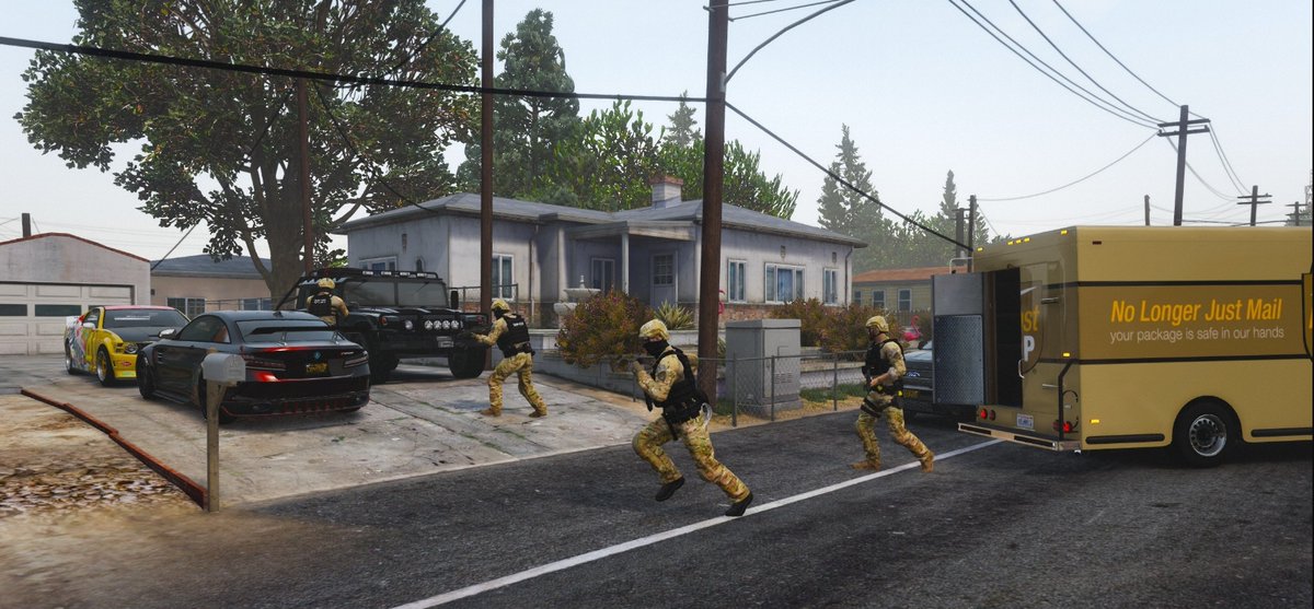 DOJRP_Updates's tweet image. March 27th, SAHP's Violent Criminal Apprehension Team served an arrest warrant on homicide suspect, Daniel Florin. Mr. Florin was taken into custody at a residence in Paleto Bay without incident. Thank you to BCSO and LSPD for their assistance in this arrest. #DOJRP #GTAV #RP