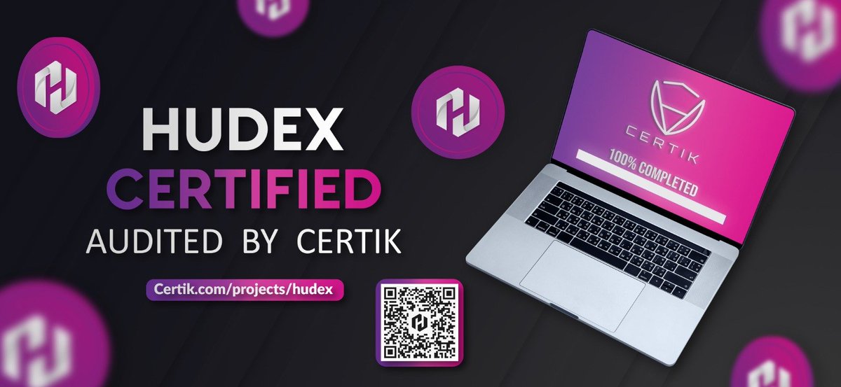 🔐 We're pleased to announce <a href="/CertiK/">CertiK</a> has completed the audit of #HuDex Smart Contract ($HU).

🔆Don't Forget to Stay Up-to-Date with the Latest HuDex News and Updates by Joining Our Community on TG: t.me/hudexcommunity

✅ Check the Audit Report here. Certik.com/projects/hudex
