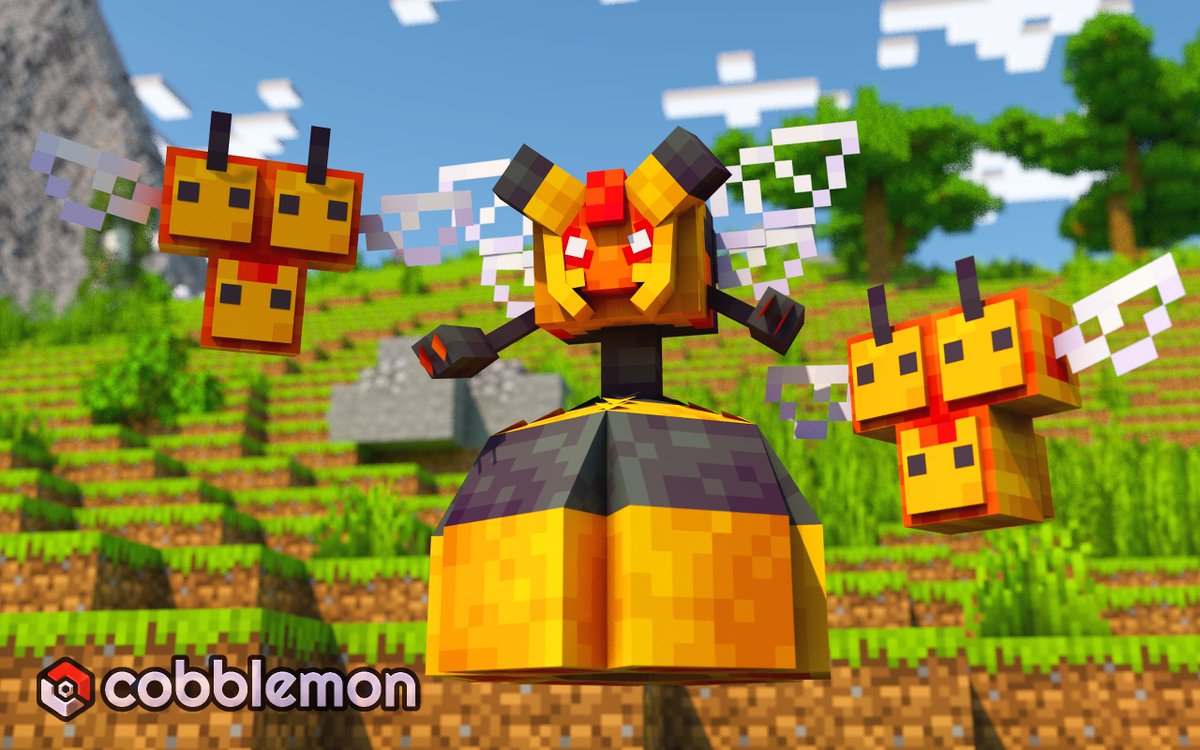 CobblemonMod's tweet photo. Introducing Combee &amp; Vespiquen, coming to Cobblemon very soon 🐝

1.4 is going to be big, watch this space! https://t.co/9qPud2NbUm
