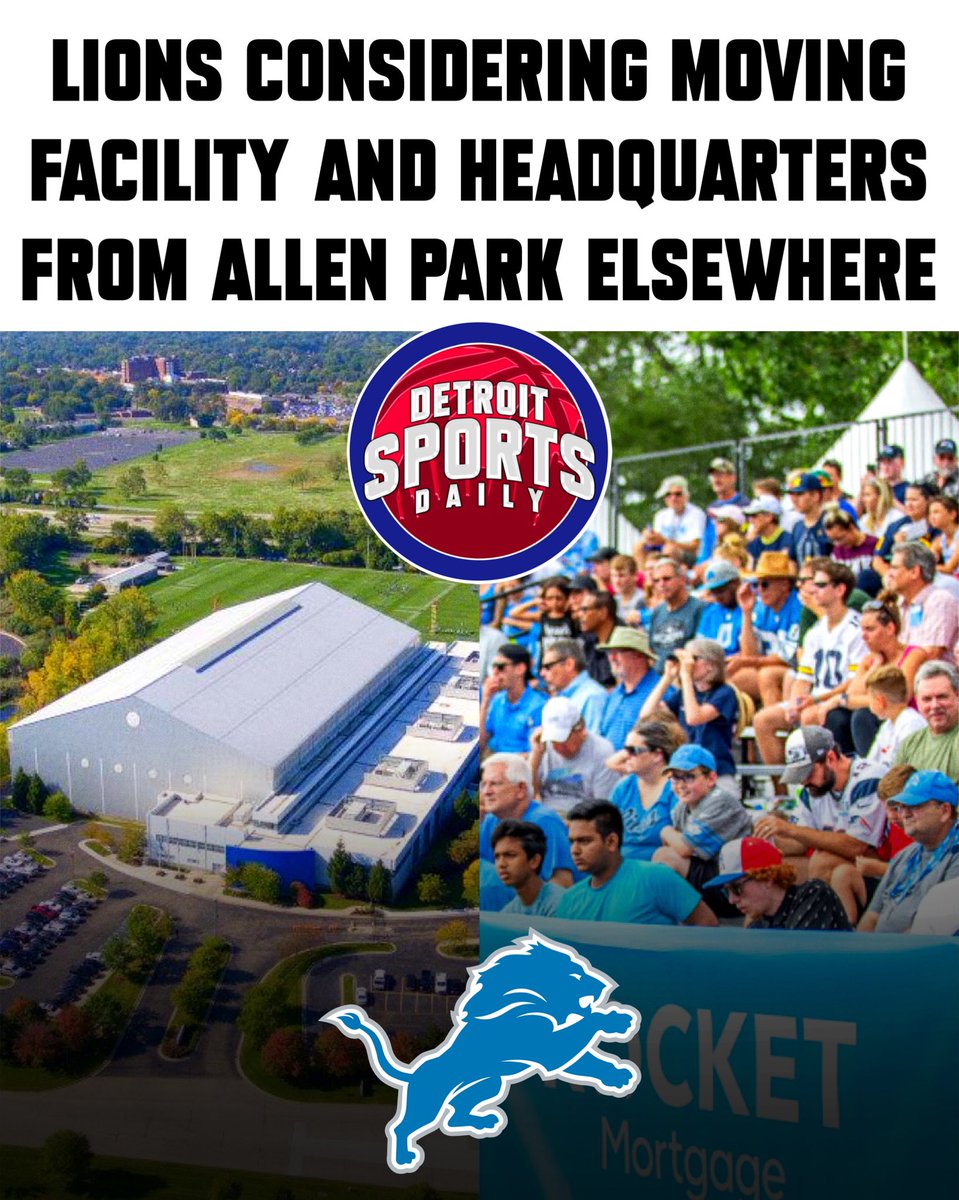 DetSportsDaily's tweet photo. If the #Lions move, where in the Metro #Detroit area should they go⁉️🤔 https://t.co/fg4o6OJrb3