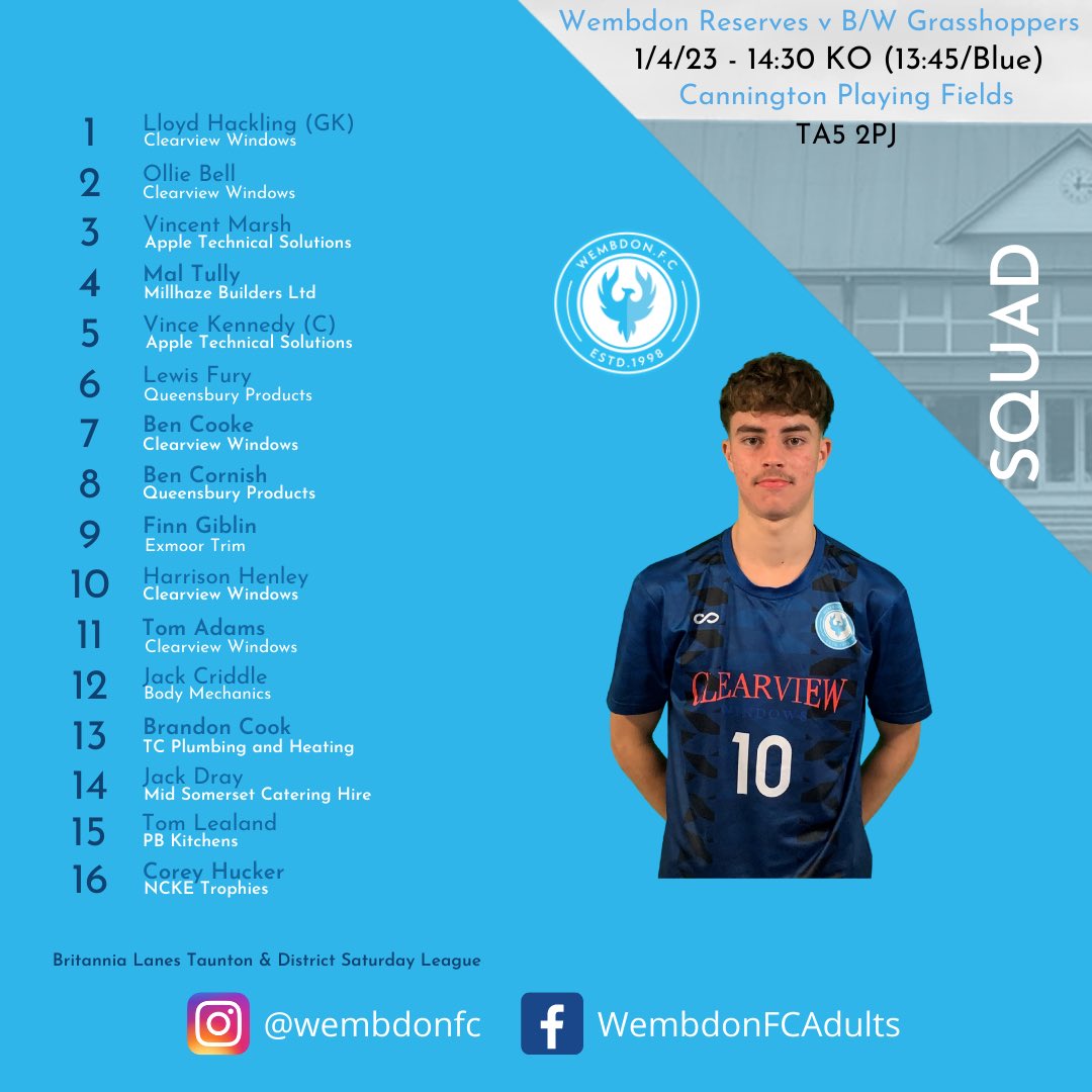 Wembdon FC tweet media