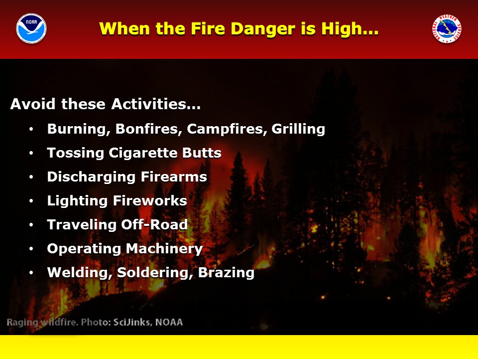 Some things to think about as we go into tomorrows Critical Fire Weather day.  An ounce of prevention is worth a pound of cure.  Please check agricultural burns, burn piles and fire pits to make sure they are OUT COLD before tomorrows high winds! #cowx