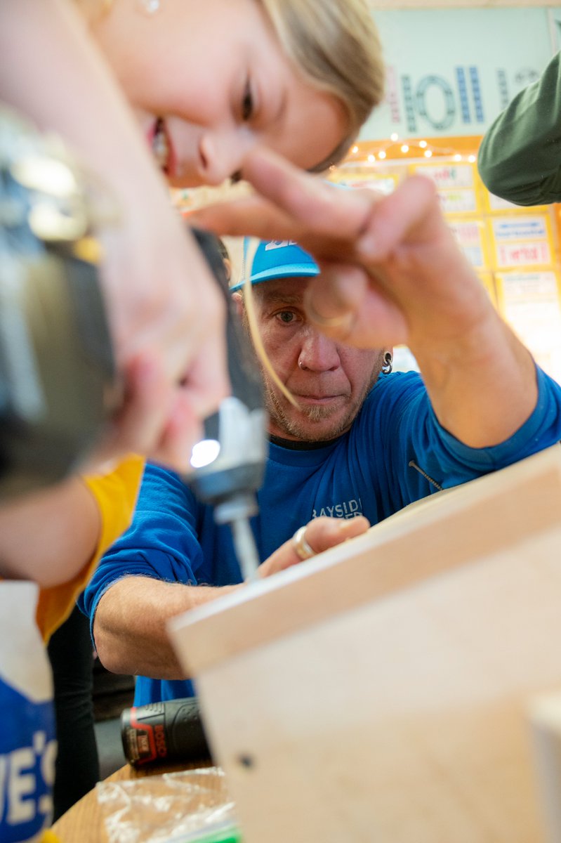 Carney's Crew at MBS had a unique learning opportunity. A group of professionals from Bayside Builders donated their time to do a woodworking project with each student.

Tools used: Cordless drill, screws, screw driver, glue, perseverance and problem solving!

#wearecolchester