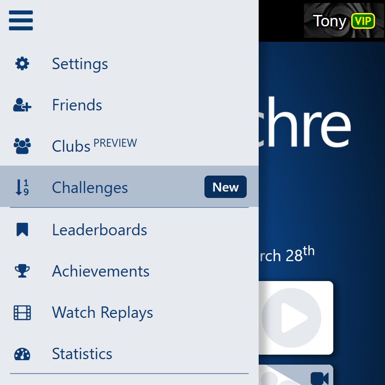 TricksterCards's tweet photo. If you haven't seen it yet, check out the new "Challenges" item in the menu to find challenge games and view results. It's a great way to compete against each other even if you're not playing at the same time. 

1/3 https://t.co/eKwdn0anvo