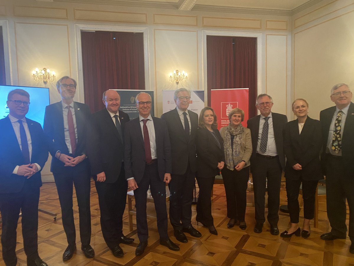 IEAmbZagreb's tweet photo. Thanks to our wonderful Irish participants @BobbyMcDonagh1  @BrigidLaffan and to our great partners @MVEP_hr @DKAmbCroatia for the event ‘The transformative power of EU membership’ yesterday, celebrating Croatian, Irish, and Danish membership of the EU! #EU10 #EU50 https://t.co/kZFtfjTjdY