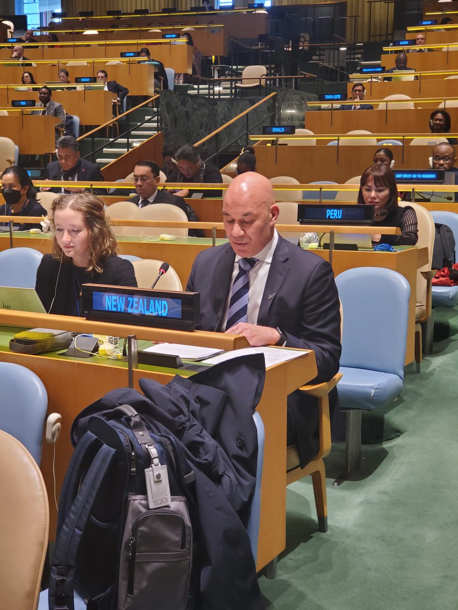 FSarufa's tweet photo. A successful and historic day, from Vanuatu's leadership, supported by Pacific States and 132 UN members, over two-thirds majority, paving the way for  General Assembly's unprecedented and resounding consensus for an ICJ Advisory Opinion on climate change. https://t.co/S9PPRmykYt