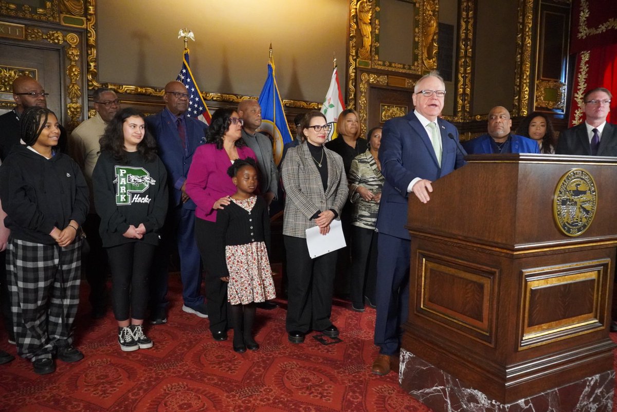 Governor Tim Walz tweet media