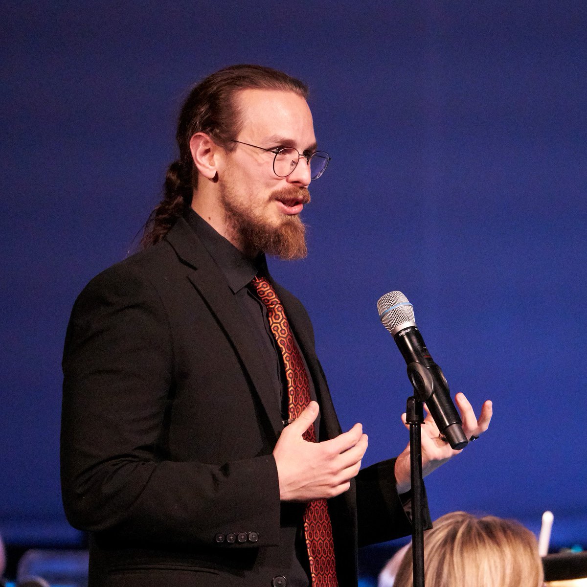 CuebasConducts's tweet photo. 🌟INCREDIBLE🌟 time narrating the @fcsymphony "Escape to the Movies" concert! As the symphony's "Resident Film Buff," I guided the audience through film music history. Wrote the script, spoke to 1K people &amp; improvised jokes! Can't wait for the next adventure! https://t.co/GKd4QmrJJa