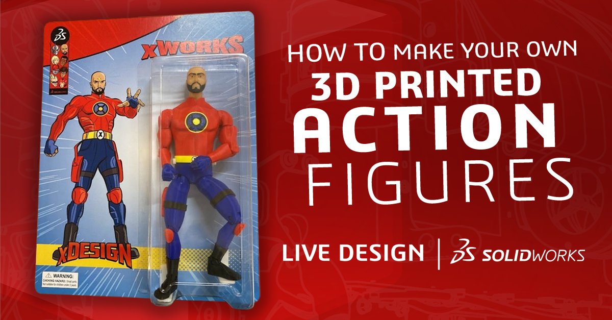 SOLIDWORKS's tweet image. Next episode of #SOLIDWORKS #LIVEDesign learn how to #3Ddesign and #3Dprint your own #actionfigures using SOLIDWORKS-powered #parametricmodeling, #subdivisionmodeling within #3DSculptor and your own ingenuity! Join us Friday, 3/31 @12PM EST! go.solidworks.com/RdZ