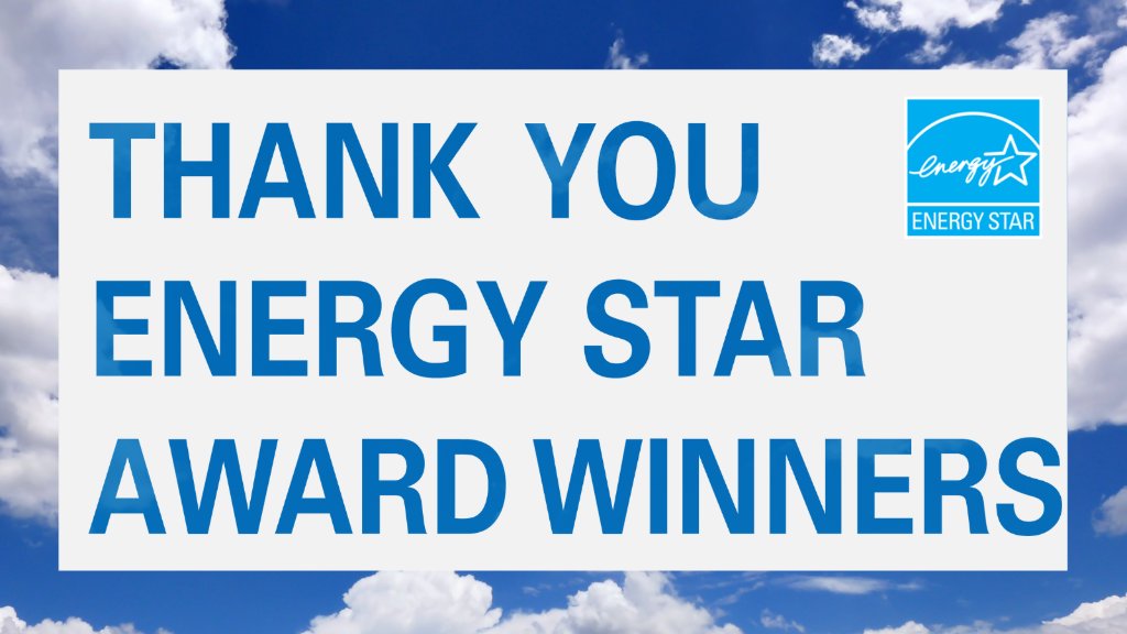 ENERGYSTAR's tweet image. Thank you, 2023 #EnergyStarAwards winners, and to all who helped celebrate!
The outstanding achievements of ENERGY STAR Awards winners continue to drive a new standard of energy performance, positively impacting their organizations, communities, and the planet.
