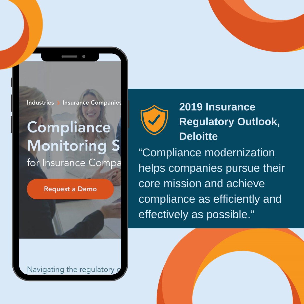 Without a robust compliance program, you risk regulatory actions including fines. ComplySci’s compliance software solutions are designed to help you meet oversight obligations, ensure agents’ activities comply and keep your customers safe.

Request a demo. okt.to/tAXRGd