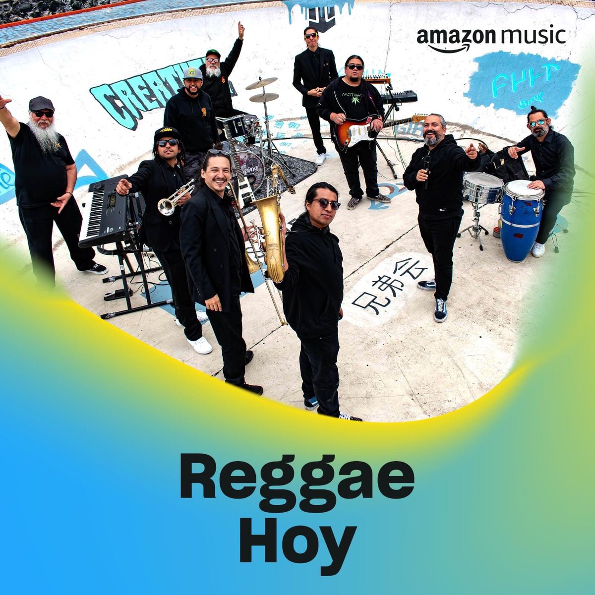 antidopingmx's tweet image. Familia amanecimos con la maravillosa noticia de ser portada en la #playlist #reggaehoy de @amazonmusic!! 💚💛❤️
Vayan a escuchar y darle cariño a #NoTeDesanimes desde la plataforma, que se sienta la vibra positiva 👉🏽 amzn.to/3JXK6C6

#antidoping30 #antidopingreggae