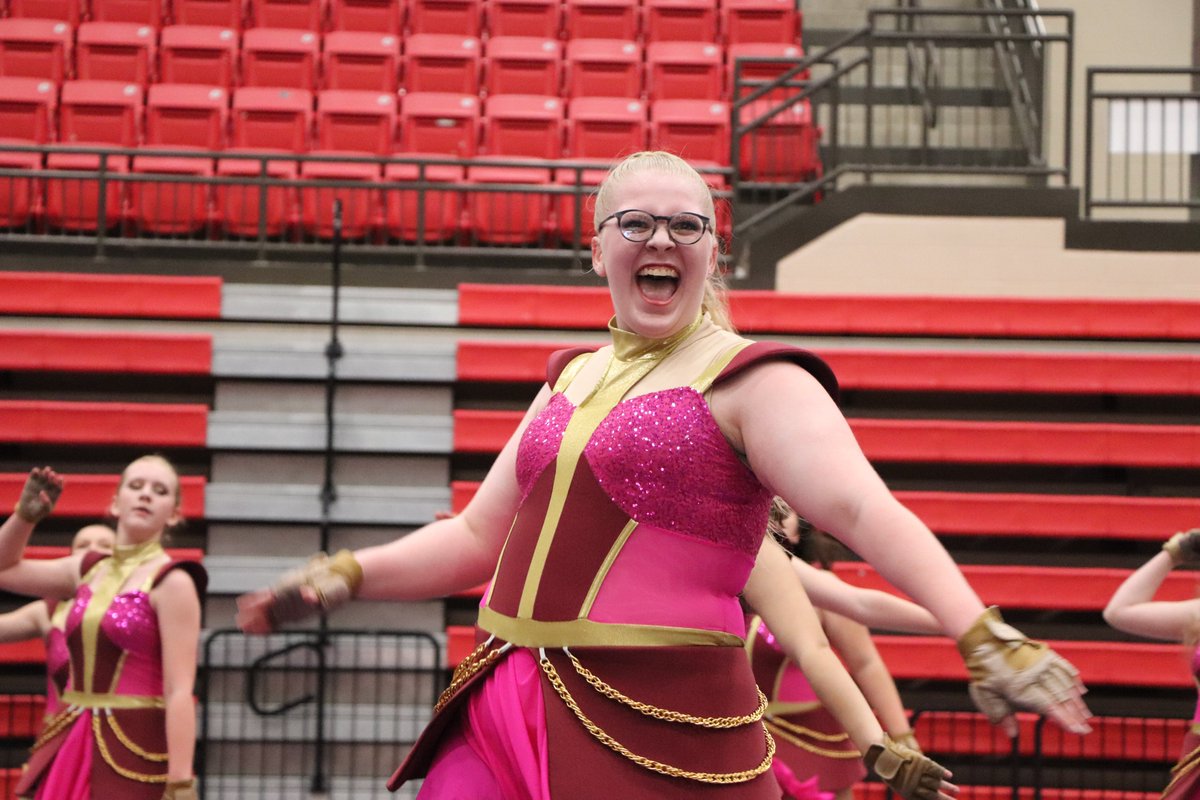 YukonDistrict's tweet photo. Take State! 🏆 Good luck to our YHS Winter Guard as they compete for the State Title! We are cheering for you and we are so proud of you! Go Millers! #YPSProud #GoMillers https://t.co/Nv45UoerHr