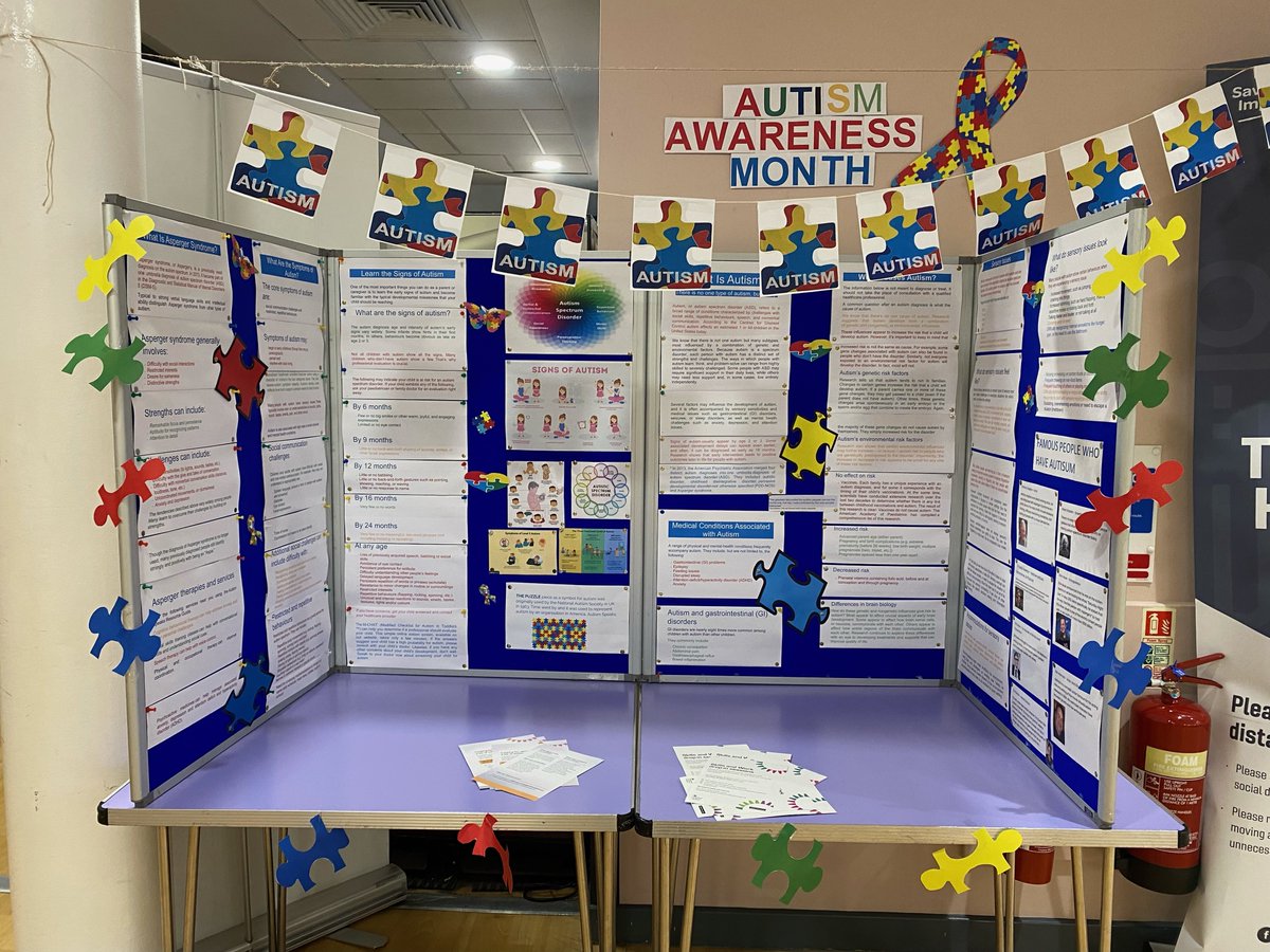 Our amazing display made by <a href="/LizPerrin2/">Liz Perrin</a> for autism awareness month 🧩

#EcclesGateway #AutismAwarenessMonth 

<a href="/NicolaMather7/">Nicola Mather</a> <a href="/ShazYousaf1/">Shaz Yousaf</a>