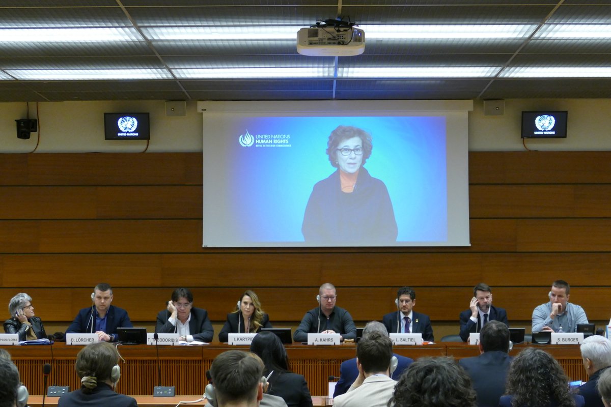 LeonSaltiel's tweet photo. Great event today at the @UN_HRC to launch the @WorldJewishCong Initiative on Combating Antisemitism in and through Sports, learn about good practices from leading football teams around Europe and engage with Ambassadors and UN officials on this important topic. https://t.co/0D8gbDXlZC