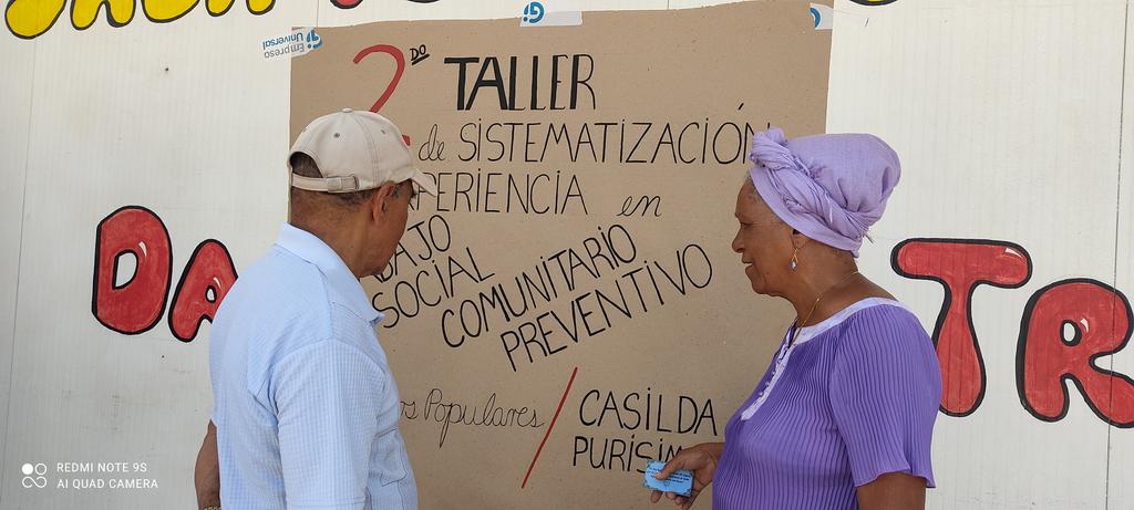 Roberto43108971's tweet photo. Desde la comunidad el trabajo de Prevención. Los factores y el grupo de prevención. Desarrollando su 2do Taller. #SanctipíritusEnMarcha https://t.co/MdURIfTM2k