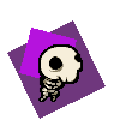 LichKeeper's tweet photo. The world's smallest, littlest skeleton creature #lichkeeper #pixelart https://t.co/JByibgKIyb